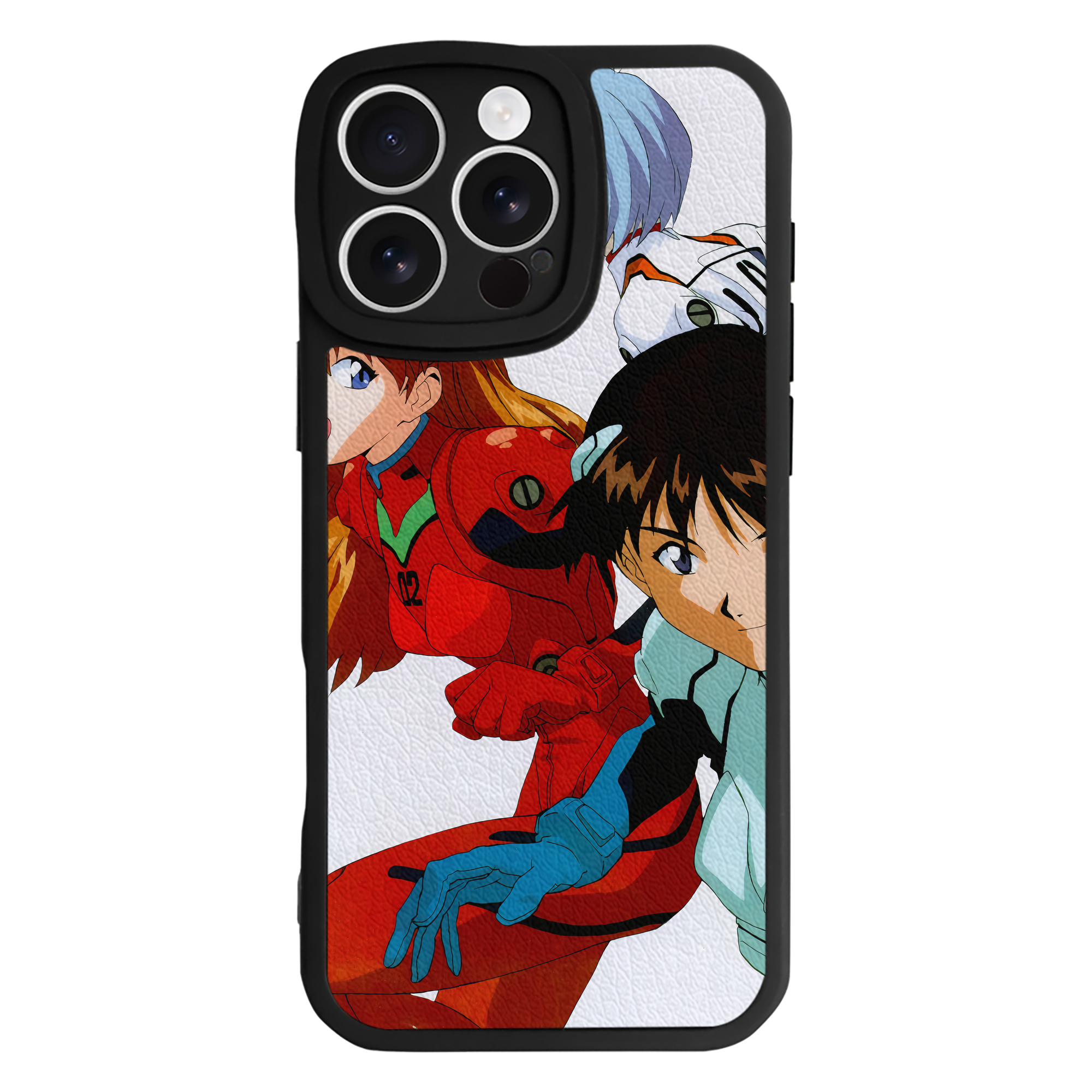 （画像用） EVA 新世紀エヴァンゲリオン 【iPhone 16シリーズ対応】シリコンスマホケース（レザー調） 材質：シリコン